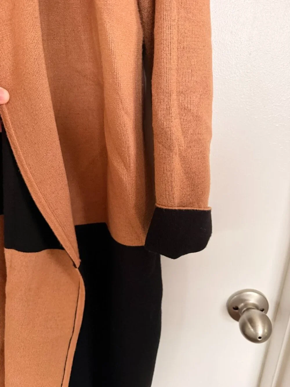 Color-Block Coatigan - Picture 4 of 8